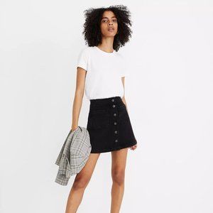 Madewell A-line Denim Mini Skirt